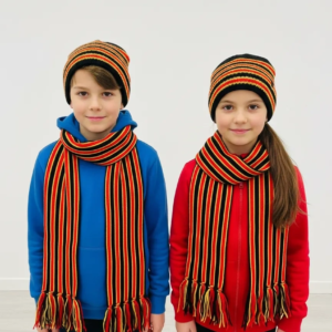 Taraftar Atkı Bere Sarı Kırmızı